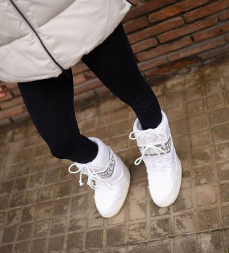D1400440 Bottes Icon en nylon blanc (35/38), Plat, Aucun, Casuel, Neige - moon boot - Modalova