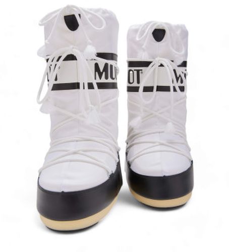 D1400440 Bottes Icon en nylon , blanc (27/30), Plat, Aucun, Casuel, Neige - moon boot - Modalova