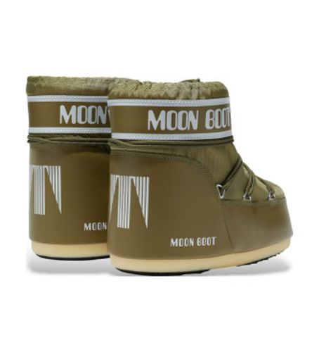 Unisex. 80D1409340 Bottes basses Icon en nylon vertes (42/44), Plat, Lacets, Casuel - moon boot - Modalova