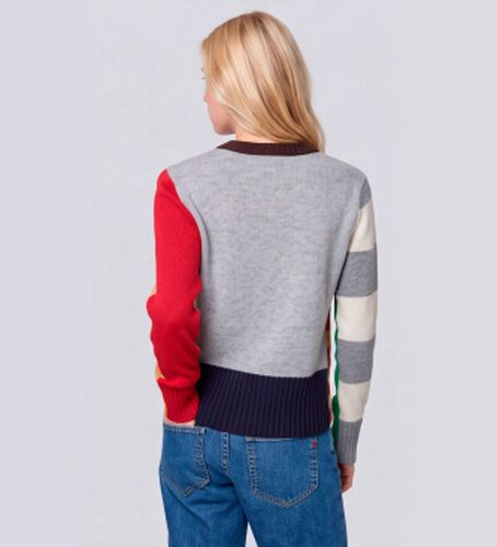 Cardigan patchwork à rayures Mcoesordio (S), Casuel, Laine - MAX&CO - Modalova