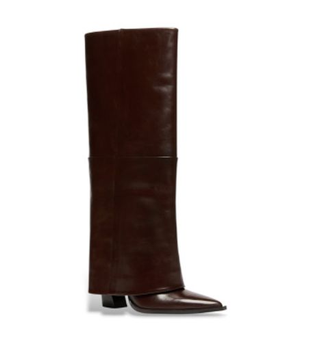 Bottes en cuir tige retournée Papyrus Marron (37), 8 à 10 cm, Aucun, Casuel - Marella - Modalova