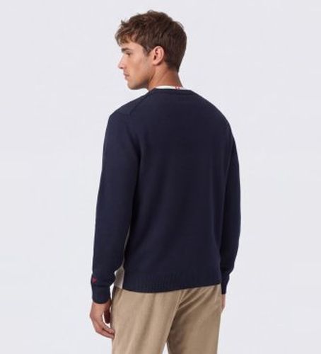 HER0011 Pull Heron brodé St. Moritz marine (S), Casuel, Laine - MC2 Saint Barth - Modalova