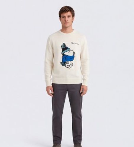 HER0001 Jersey Heron Snoopy beige (S), Casuel, Laine - MC2 Saint Barth - Modalova