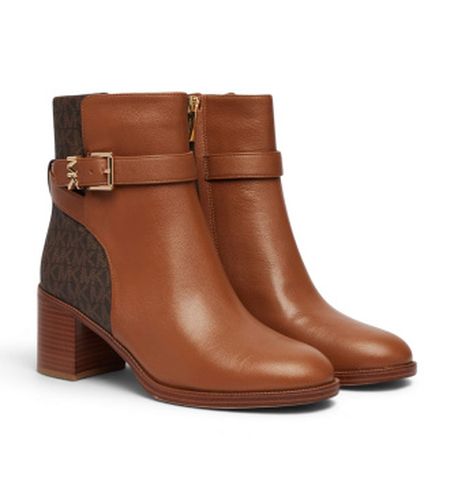 T6RCME6L Bottines en cuir à talon Rachel (38), 3 à 5 cm, Fermeture éclair, Casuel, Classique - Michael Kors - Modalova