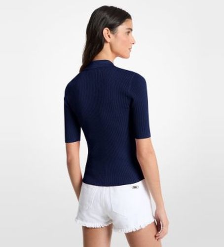 MS661FZ5ZV Polo à lacets (XS), Casuel, Viscose, Manche courte - Michael Kors - Modalova