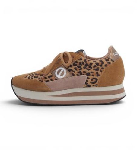 KNIM520 Baskets en cuir Flex Jogger marron (36), 3 à 5 cm, Lacets, Casuel - NO NAME - Modalova