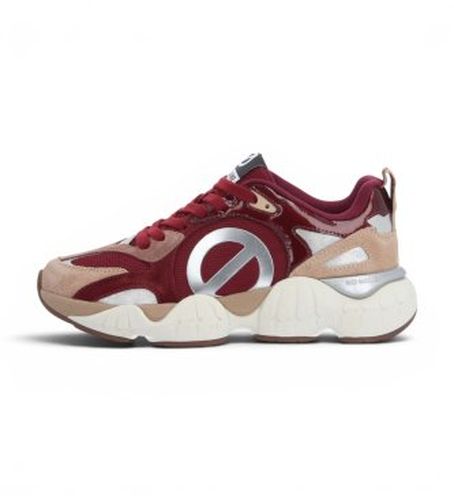 PNVKKNE Baskets en Cuir Krazee Runner Neo (37), Plat, 3 à 5 cm, Lacets, Casuel, Grenat - NO NAME - Modalova