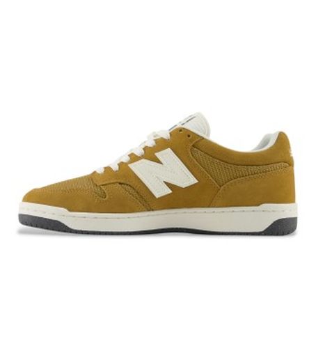Unisex. U480PV1_LI Baskets en cuir 480P moutarde (41.5), Plat, Lacets, Casuel - New Balance - Modalova