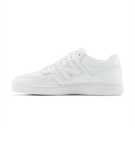 BB480LV1 Baskets en cuir 480 (37), Plat, Lacets, Casuel - New Balance - Modalova