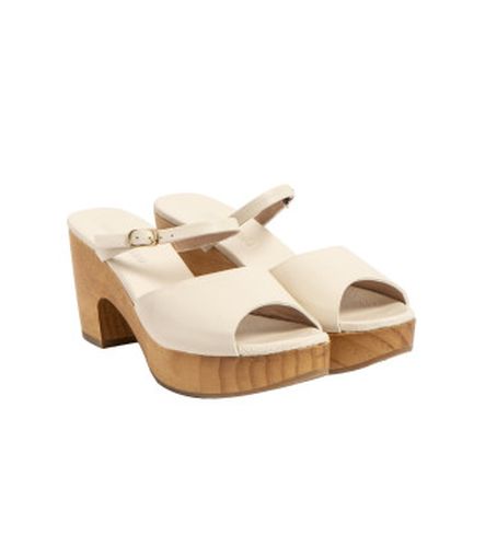 ZZ003_020 Sandales en cuir S3273 St.laurent - Hauteur du talon 8cm (38), 8 à 10 cm, Boucle, Casuel - Neosens - Modalova