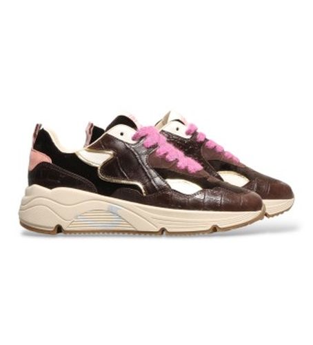 AI26DMAL Baskets en cuir Malibu multicolores (36), Marron, Plat, Lacets, Casuel - Serafini - Modalova