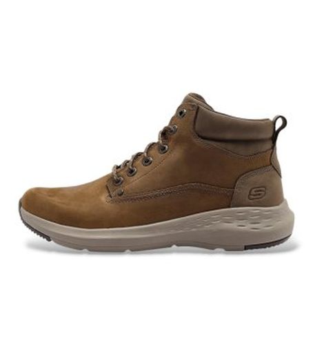 Bottines en Cuir Relaxed Fit : Parson - Ederic marron (40), Beige, Plat, Lacets, Casuel - Skechers - Modalova