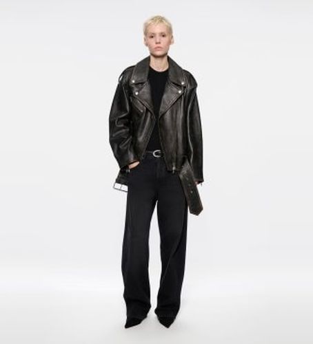 Veste en Cuir Isobelle Biker (34), Casuel - Stand Studio - Modalova