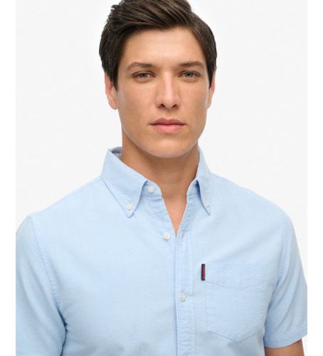 M4010623A Chemise Oxford manches courtes (L), Casuel, Coton, Manche courte - Superdry - Modalova