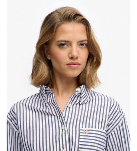 W4010541A Chemise décontractée en popeline (M), Casuel, Coton, Manche longue - Superdry - Modalova