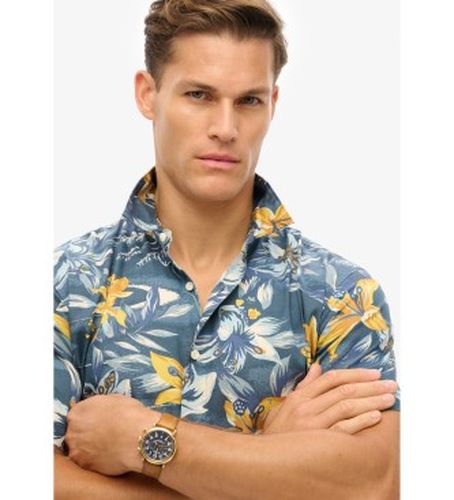 M4010947A Chemise à imprimé hawaïen (L), Casuel, Modal, Manche courte - Superdry - Modalova