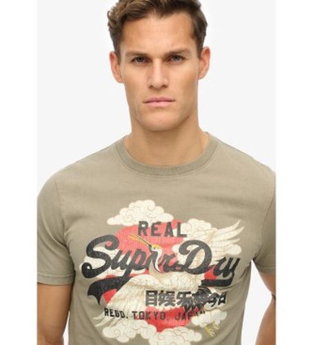 M1012111A Maillot VI Tokyo (S), Casuel, Coton, Manche courte - Superdry - Modalova