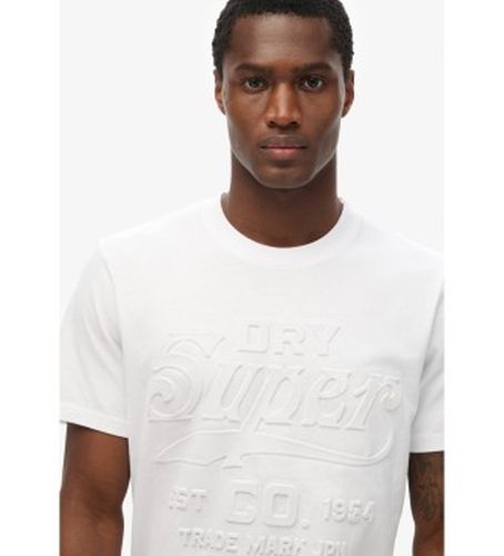 M1012218A Workwear - T-shirt décontracté à motif embossé (S), Casuel, Coton, Manche courte - Superdry - Modalova
