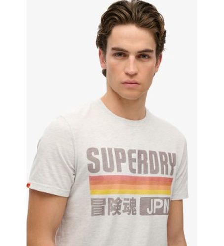 M1012174A T-shirt rayé à coupe décontractée Japon (M), Casuel, Coton, Manche courte - Superdry - Modalova