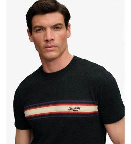 M1012441A T-shirt Outdoor Stripe Logo (M), Casuel, Polyester, Manche courte - Superdry - Modalova