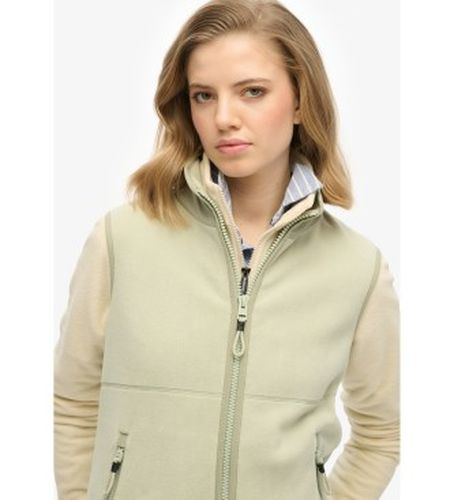 W5011913A Gilet doublé en polaire Active (S), Casuel, Vert, Polyester - Superdry - Modalova