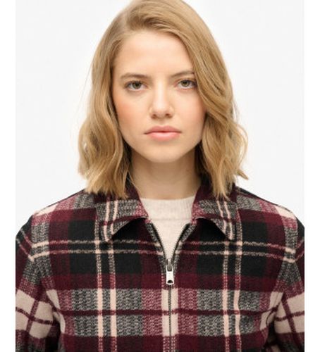 W5011945A Veste matelassée Ranch à carreaux marron (M), Casuel, Grenat, Polyester - Superdry - Modalova