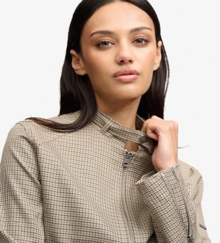 W5012220A Veste Moto à Carreaux pied-de-poule (S), Casuel, Polyester - Superdry - Modalova