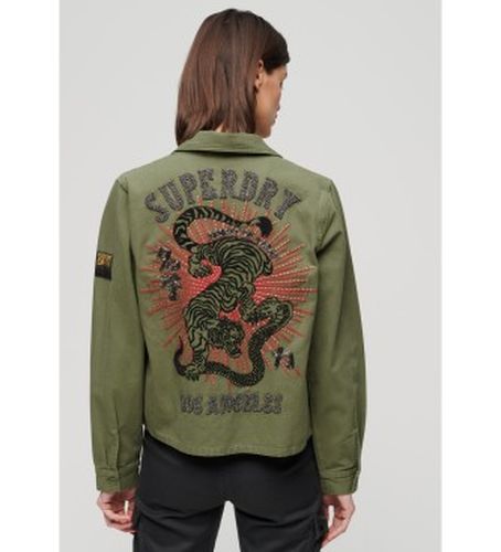W4010427A Veste militaire embellie (XS), Casuel, Coton, Manche longue - Superdry - Modalova