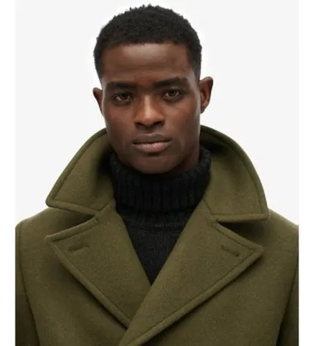 M5012384A Manteau Merchant en mélange de laine, long, (L), Casuel, Classique, Polyester - Superdry - Modalova