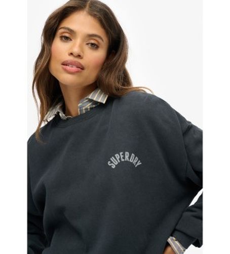 W2012446A Athletic Relaxed Printed Crew Sweatshirt (M), Casuel, Coton, Marine - Superdry - Modalova