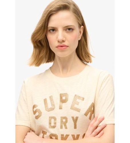 W1011501A T-shirt à paillettes (S), Casuel, Coton, Manche courte - Superdry - Modalova
