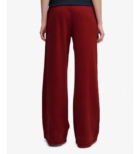 W7011286A Pantalon Essential Logo Wide Leg Jogger (L), Rouge, Casuel, Grenat, Coton - Superdry - Modalova