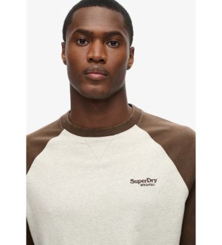 M6010833A Essential logo long sleeve baseball t-shirt , (XXL), Marron, Casuel, Coton, Manche longue - Superdry - Modalova