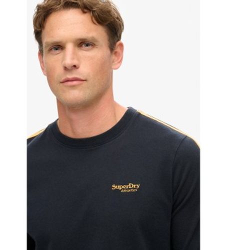 M6010834A Essential Logo Retro St Ls T-shirt (XXL), Casuel, Coton, Manche longue, Marine - Superdry - Modalova