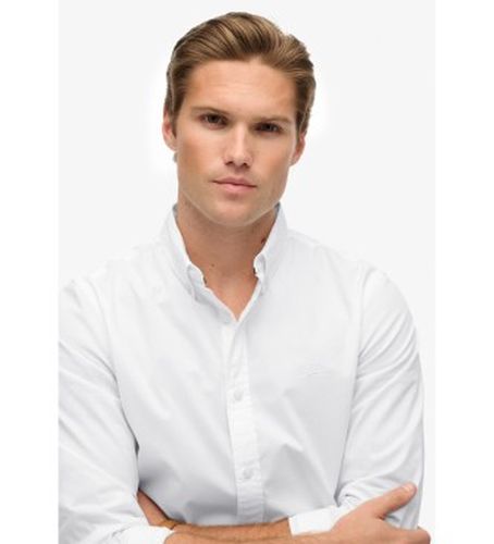 M4011064A Essentials Tailored Lite Shirt (S), Coton, Classique, Manche longue - Superdry - Modalova