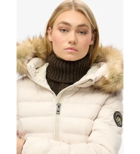 W5011754A Veste Matelassée à Capuche (M), Casuel, Polister recyclé, Durable - Superdry - Modalova