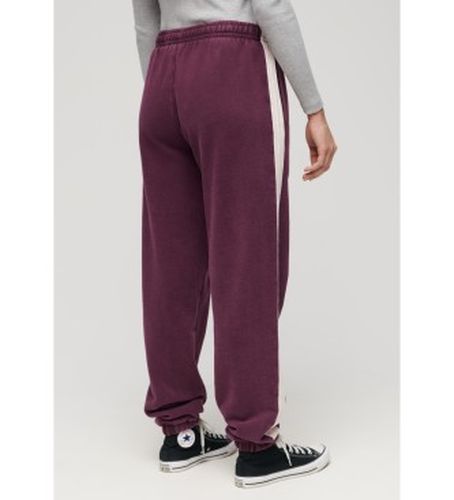 W7011074A Pantalon de jogging à rayures latérales Vingate marron (L), Casuel, , Coton - Superdry - Modalova