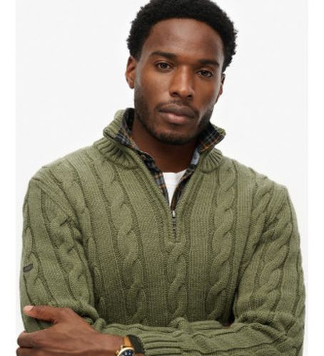 M6110698A Pull Jacob Cable (S), Casuel, Acrylique, Manche longue - Superdry - Modalova