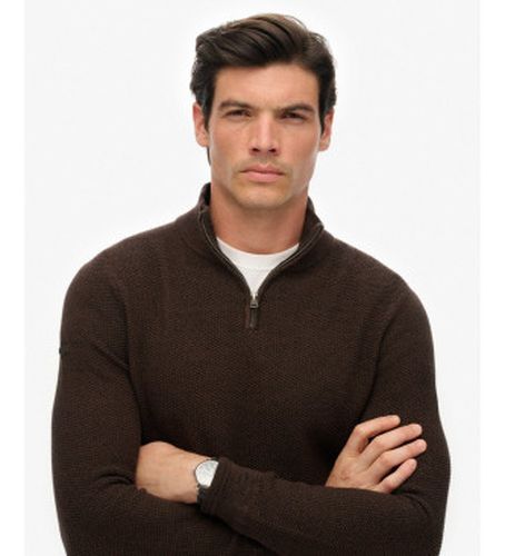 M6110682A Jersey Texture Half Zip (S), Casuel, Coton - Superdry - Modalova