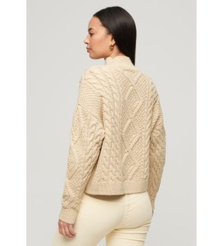 W6110547A Pull en tricot tressé Aran (M), Casuel, Acrylique, Manche longue - Superdry - Modalova