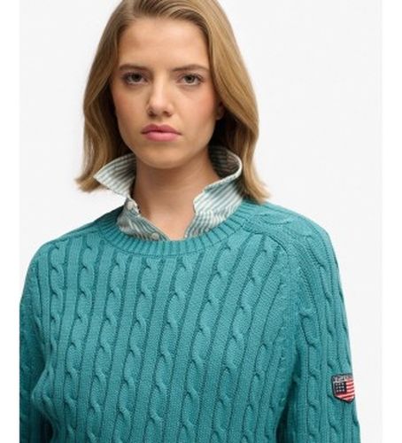 W6110610A Pull Slouchy Cable (XS), Casuel, Tissu - Superdry - Modalova