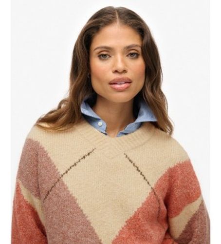 W6110658A Pull multicolore Argyle (L), Casuel, Nylon recyclé - Superdry - Modalova