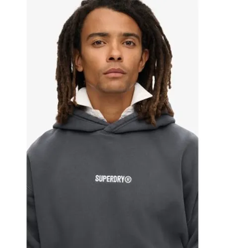 M2013727A Sweat ample avec capuche et imprimé micrologo (XXL), Casuel, Coton - Superdry - Modalova