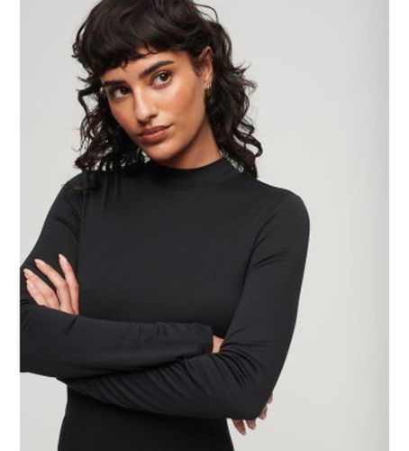 W8011536A Mini-robe à col de perkins (S), Casuel, Modal, Manche longue - Superdry - Modalova
