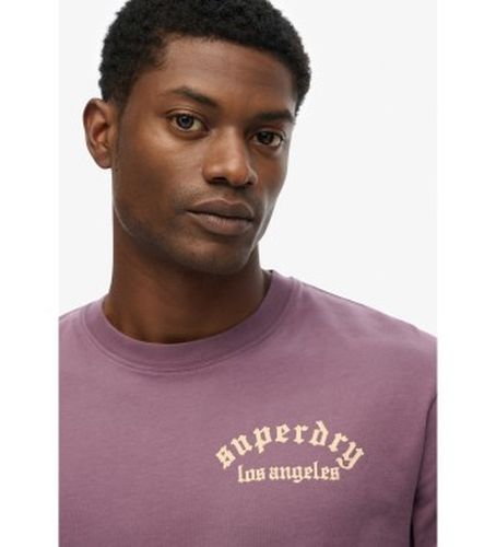 M1012251A Neo Trad Tattoo Loose T-shirt (XL), Casuel, , Violet, Coton, Manche courte - Superdry - Modalova