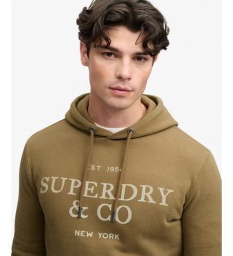 M2014716A Sweat à capuche 1954 Company Relaxed marron (M), Casuel, Coton - Superdry - Modalova