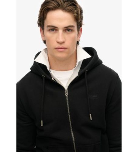 M2014128A Sweat à capuche avec fermeture éclair et logo Essentiel (L), Casuel, Coton - Superdry - Modalova
