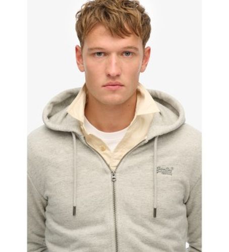 M2014128A Sweat à capuche avec fermeture éclair et logo essentiel (S), Casuel, Coton - Superdry - Modalova