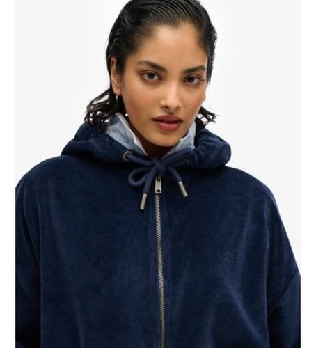 W2012369A Sweat à capuche et fermeture éclair en velours (M), Casuel, Coton - Superdry - Modalova