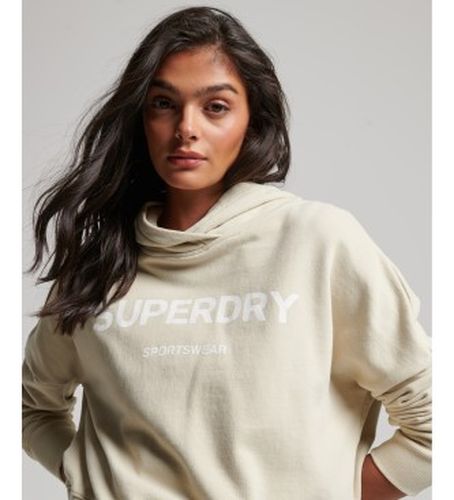 W2011829A Sweat court à coupe carrée Core Sport avec capuche (M), Casuel, Coton, Manche longue - Superdry - Modalova